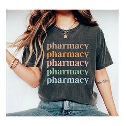 boho pharmacy shirt, pharmacy tech shirt for pharmacist, pharmacy technician student crew neck, graduation gift, tshirt