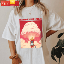 barbenheimer tshirt barbie shirt women movie lover gift  happy place for music lovers