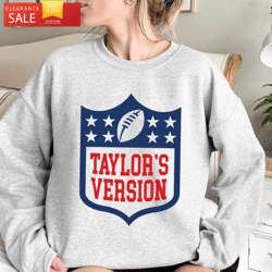 Taylors Version Shirt Travis and Taylor Funny Football Party Gift  Happy Place for Music Lovers 1