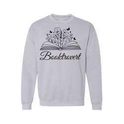 booktrovert sweatshirt, bookish , gift for book lover sweatshirt,happy new year shirt, valentine shirt, t-shirt