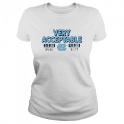 north carolina basketball very acceptable t-shirt