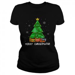 merry christmath tree hexagon shirt