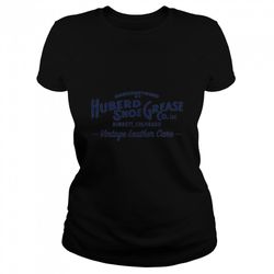 huberd shoe grease 100 year logo t-shirt b096n7yfb5