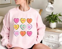 be mine sweatshirt, conversation hearts shirt, xoxo sweatshirt, valentines day shirt, couple shirt, gift for her, gift f