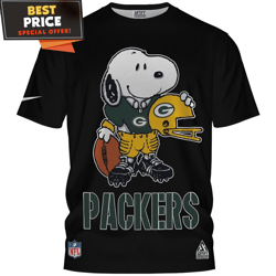 green bay packers snoopy game day tshirt, packers gift ideas  best personalized gift  unique gifts idea