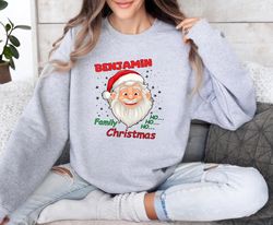 custom santa family christmas sweatshirt,happy new year shirt, valentine shirt, t-shirt