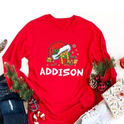 personalized matching family christmas long sleeve t-shirt,happy new year shirt, valentine shirt, t-shirt