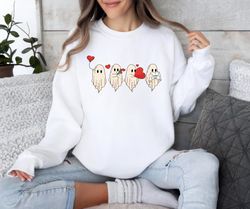 valentines ghost sweatshirt, valentines day ,happy new year shirt, valentine shirt, t-shirt