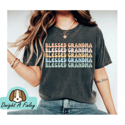 blessed grandma shirt grandma shirt grandma tshirt thanksgiving gift for grandma personalized gift grandma gift 2