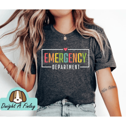 Emergency Department Shirt ER Nurse Shirt Nurse Shirt Emergency Nurse Shirt New Nurse Grad Gift Nurse ER Department Shir