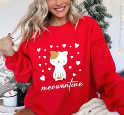 cat lover valentine sweatshirt, cute cat valentine ,happy new year shirt, valentine shirt, t-shirt