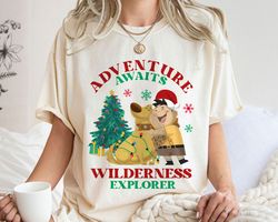 adventure awaitwildernesexplorer up merry christmashirt family matching walt dis,tshirt, shirt gift, sport shirt