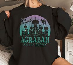 aladdin visit agrabah ita whole new world gradient shirt walt disney world shirt,tshirt, shirt gift, sport shirt