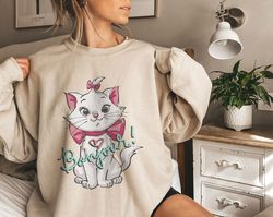 aristocatmarie bonjour shirt disney catgift ideas,tshirt, shirt gift, sport shirt