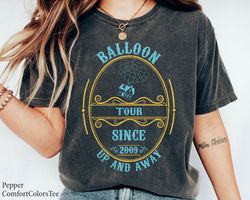 balloon tour up and away since  vintage retro shirt family matching walt disney ,tshirt, shirt gift, sport shirt