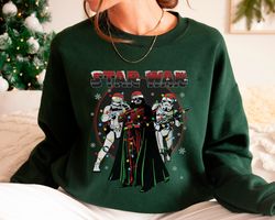 darth vader and storm trooperwear santa hat christmalight star warshirt family m,tshirt, shirt gift, sport shirt