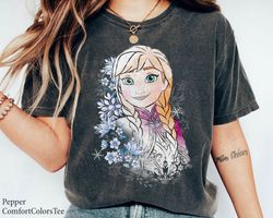 disney frozen anna snowflake flowershirt family matching walt disney world shirt,tshirt, shirt gift, sport shirt