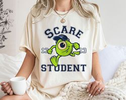 disney pixar monsteruniversity scare student mike portrait shirt walt disney wor,tshirt, shirt gift, sport shirt