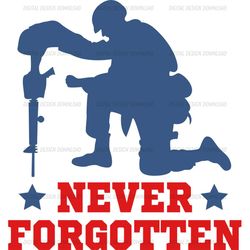 never forgotten america memorial day svg