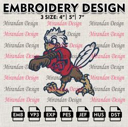 ncaa liberty flames embroidery file, 3 size ,6 formats, ncaa machine embroidery design, ncaa teams, ncaa logo