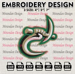 ncaa charlotte 49ers embroidery file, 3 size ,6 formats, ncaa machine embroidery design, ncaa teams, ncaa logo.
