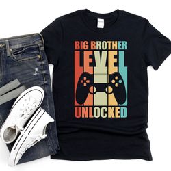 big brother shirt, big brother gift, big bro shirt, big brother level unlocked, sibling shirts, pregnancy announcement,