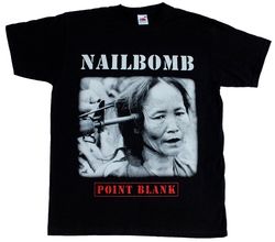 Nailbomb Point Blank94 Short Long Sleeve Black T-Shirt