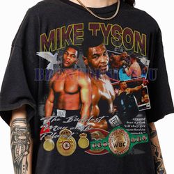 Limited Mike Tyson Vintage 90s Graphic T-Shirt, Mike Tyson Youth T-Shirt, American Professional Boxer Tee Unisex T-Shirt