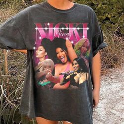 retro nicki minaj pink friday 2 airbrush tour 2024 shirt