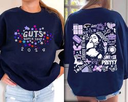 olivia guts tour two sides shirt, guts tour 2024 sweatshirt