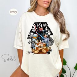 vintage disney star war mickey and friends shirt galaxy edge, 206