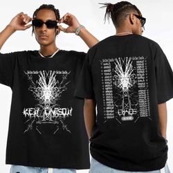 ken carson chaos world tour 2024 shirt, ken carson rap shirt, ken carson chaos tour 2024 shirt, rapper ken carson fan