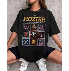 vintage hozier shirt, hozier unreal unearth tour 2024 shirt, hozier merch shirt, hozier fan shirt, rock tour shirt