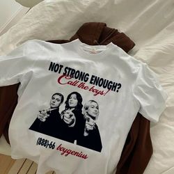 call boygenius not strong enough t-shirt, music concert shirt, concert 2024 shirt, music shirt