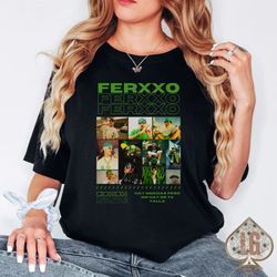 feid ferxxo tour green shirt, ferxxo calipsis tour 2024 ferxxo fan shirt, ferxxo tour 2024 shirt