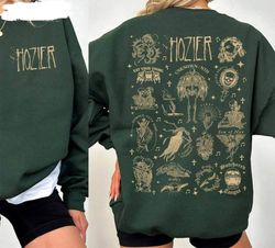 hozier unreal unearth tour retro shirt, cool design hozier concert short sleeve crewneck