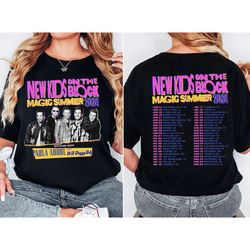 new kids on the block the magic summer tour 2024 shirt, new kids on the block fan shirt, new kids on the block shirt