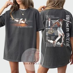 limited benson boone fireworks and rollerblades 2024 world tour shirt, benson boone shirt, gift for men and women