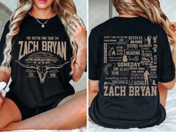 quittin time tour zach bryan 2024 tour hoodie, sweatshirt, country music, concert merch shirt