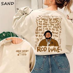 rod wave nostalgia album shirt, rod wave sweatshirt, nostalgia 90s rap music hoodie, rod wave great gatsby unisex shirt