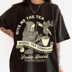 suriel tea co shirt, a court of thorns and roses shirt, bookish shirt, suriel tea shirt, hot or cold, a court of thorns