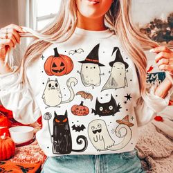 cute halloween shirt svg shirt, halloween svg shirt, kids halloween svg shirt, ghost shirt, spooky season shirt, hallowe