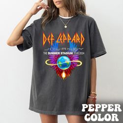 def leppard and journey summer stadium tour shirt, def leppard shirt, journey band tour 2024 shirt, def leppard