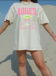 margarita social club shirt, cinco de mayo shirt, tequila gift, trendy oversized mom shirt