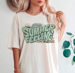 summer vibes t-shirt, summer feeling t-shirt, boho summer shirt, hello summer t-shirt, beach t-shirt, summer vibes clot