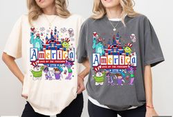 disneyland monster america shirt, disneyland 4th of july shirt, monster inc shirt, magic kingdom shirt, disneyland trip