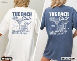 bachelorette party shirts, custom bachelorette location shirts, the bach club, bridal party gifts, bridesmaid shirt, lux