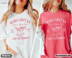 margaritas and matrimony bachelorette party shirts, margs and matrimony bachelorette shirt, bridal party gifts