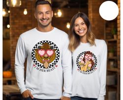 beauty the beast valentine shirt, disney valentine sweatshirt, disneyland valentine shirt