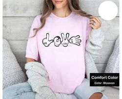 disney peace love disney shirt, disney mickey and minnie shirt hoodie sweatshirt